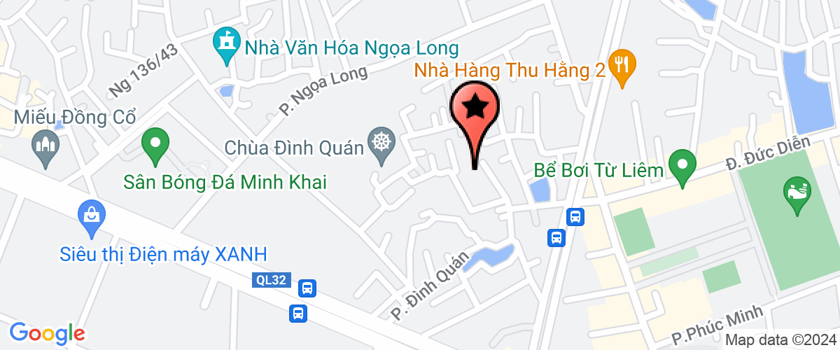 Map go to Minh Hoang Tran Joint Stock Company