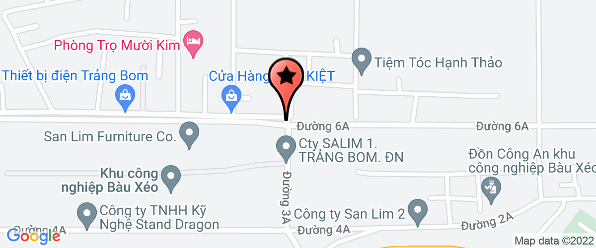 Map go to Tin My Dong Nai Company Limited