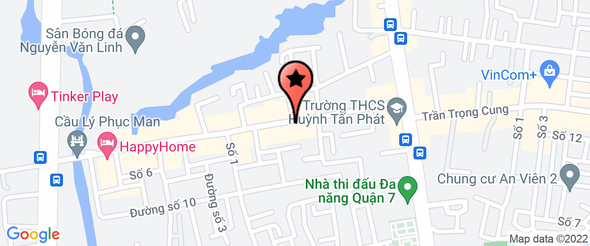 Map go to Nam Viet Service Company Limited