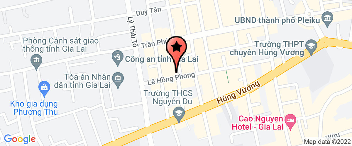 Map go to Tra Mi Gia Lai Company Limited
