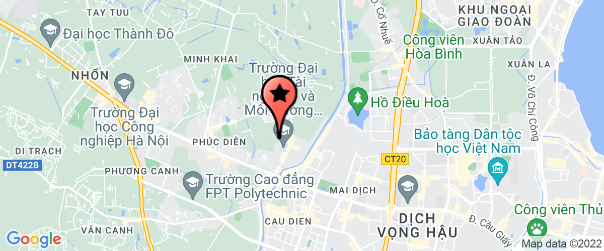 Map go to Thien Nga Den Media Joint Stock Company