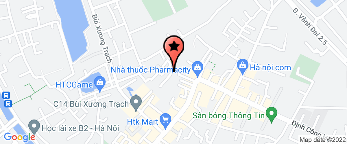 Map go to co phan dich vu Tan Hoang Ngan Company