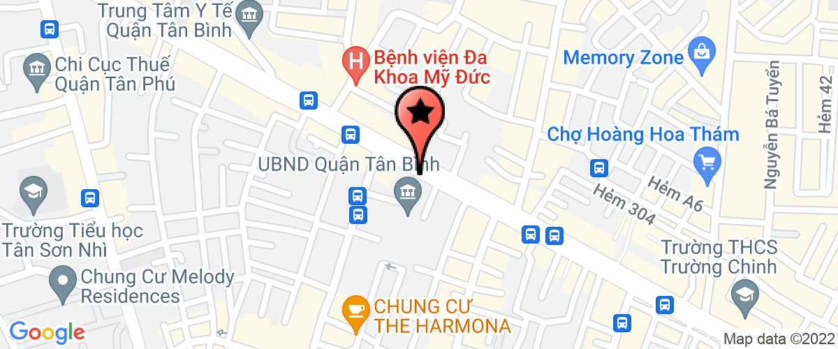 Map go to Hong Thai Duong Import Export Service Trading Company Limited
