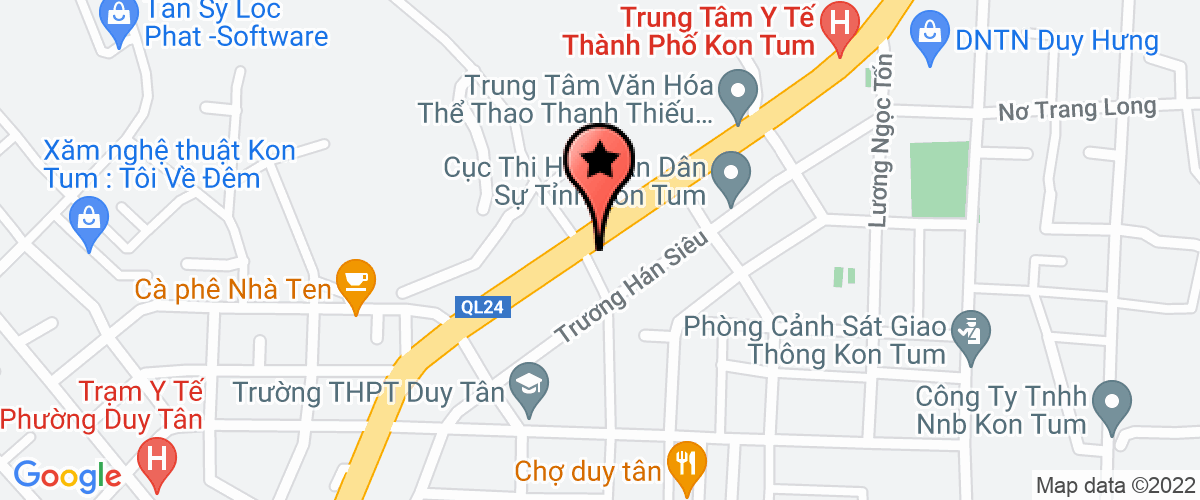 Map go to Song Hoang Kon Tum Construction And Consultant Company Limited