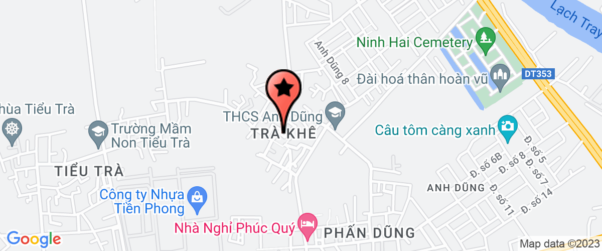 Map go to Hoa Hai Phong Service Trading Investment Company Limited