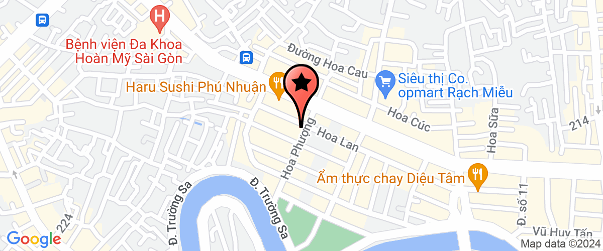 Bản đồ đến Công Ty TNHH Lộc Thiên Sơn