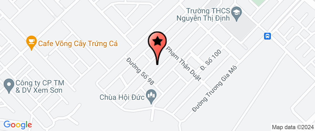 Bản đồ đến Công Ty TNHH Dịch Vụ Tư Vấn Và Kê Khai Thuế Hoàng Xuân