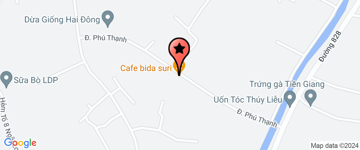 Map go to Cap Nuoc Phuoc Thinh Private Enterprise