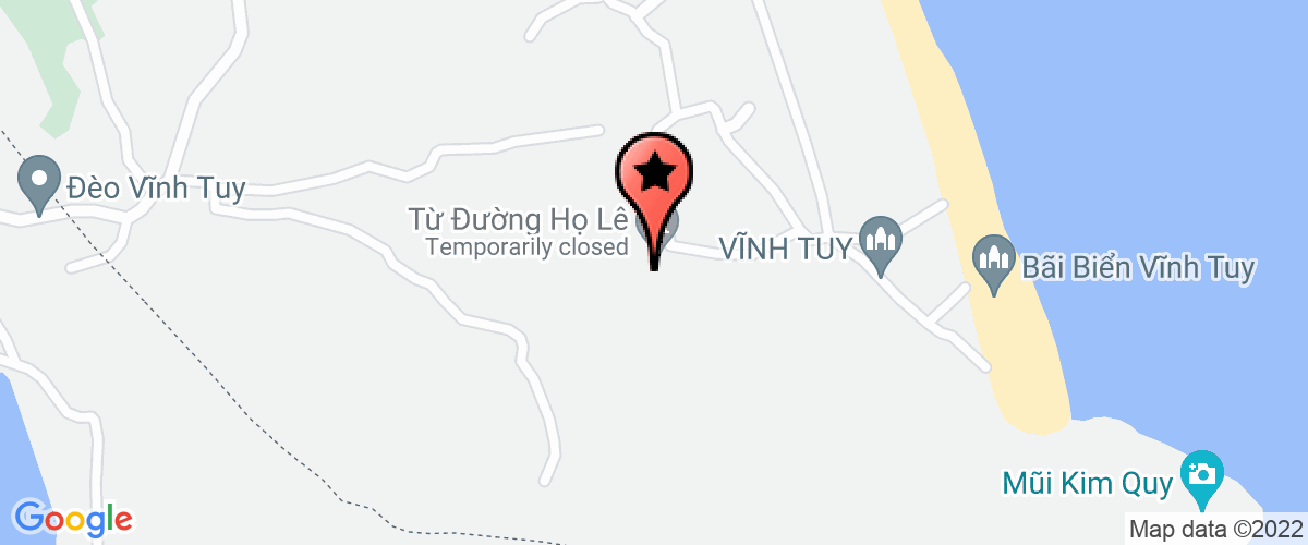 Map go to Pho Ninh 1 General Service Co-operative