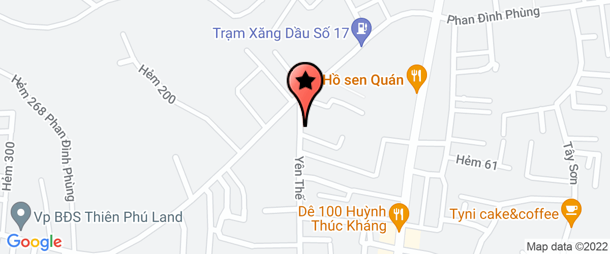 Map go to Dv Tam Phuc Khanh Trading Production Private Enterprise