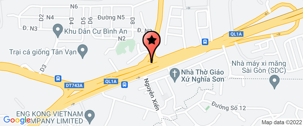 Map go to Hai Quan Transport Service Business Company Limited