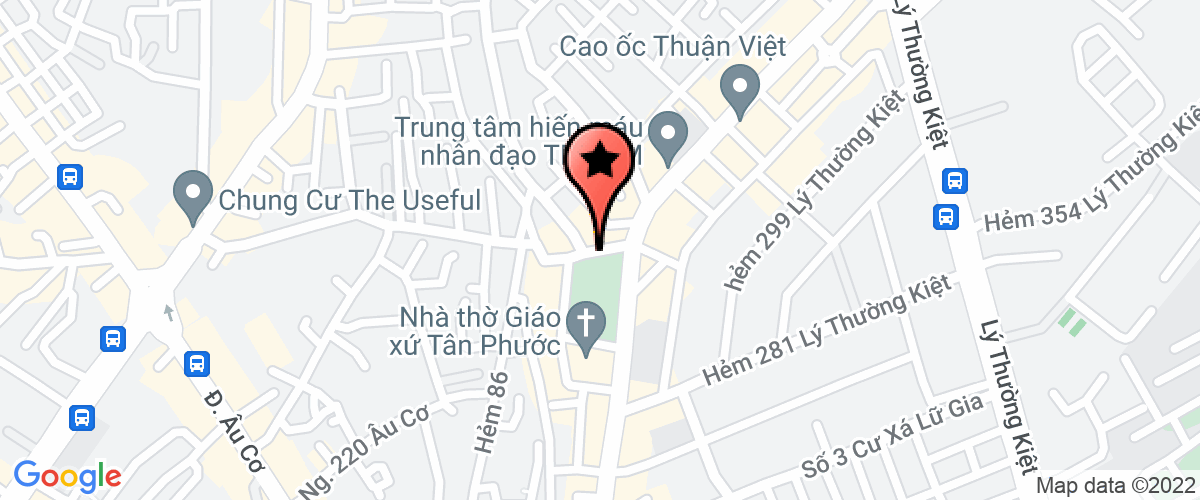 Map go to Duong Van Chau Company Limited