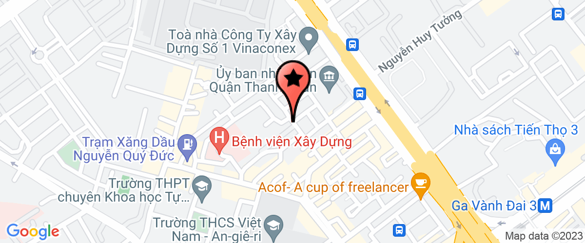 Map go to Viet Xanh Trading And Technical Company Limited