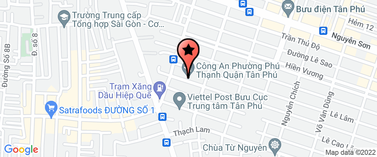 Map go to Kinh Viet Thanh Phat Construction Aluminium Company Limited