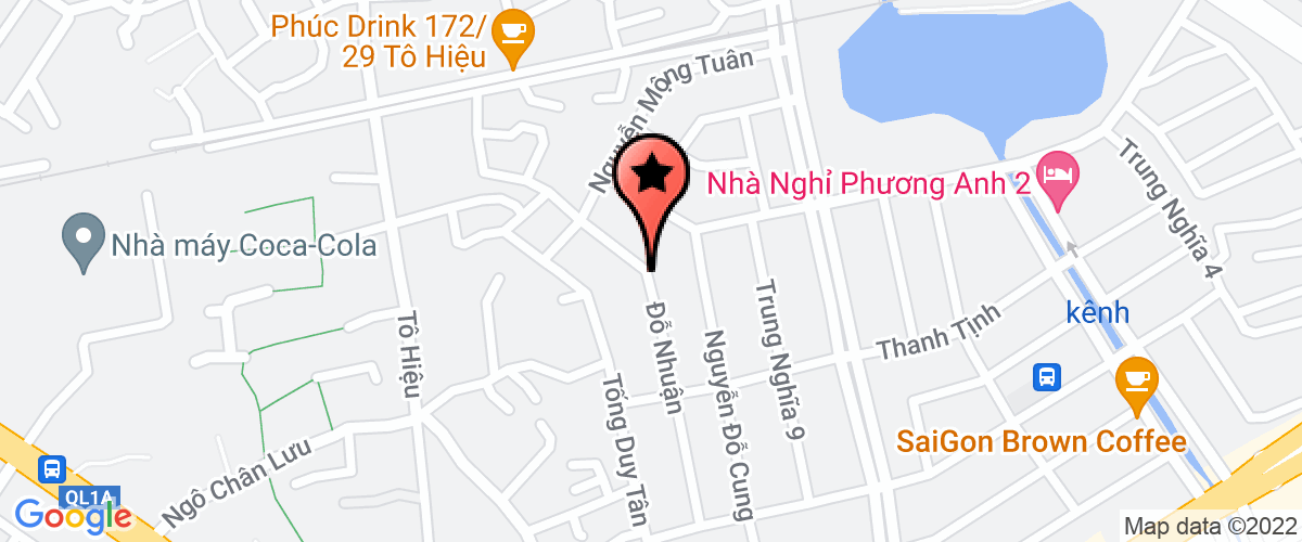 Map go to Tri Tam Food Joint Stock Company