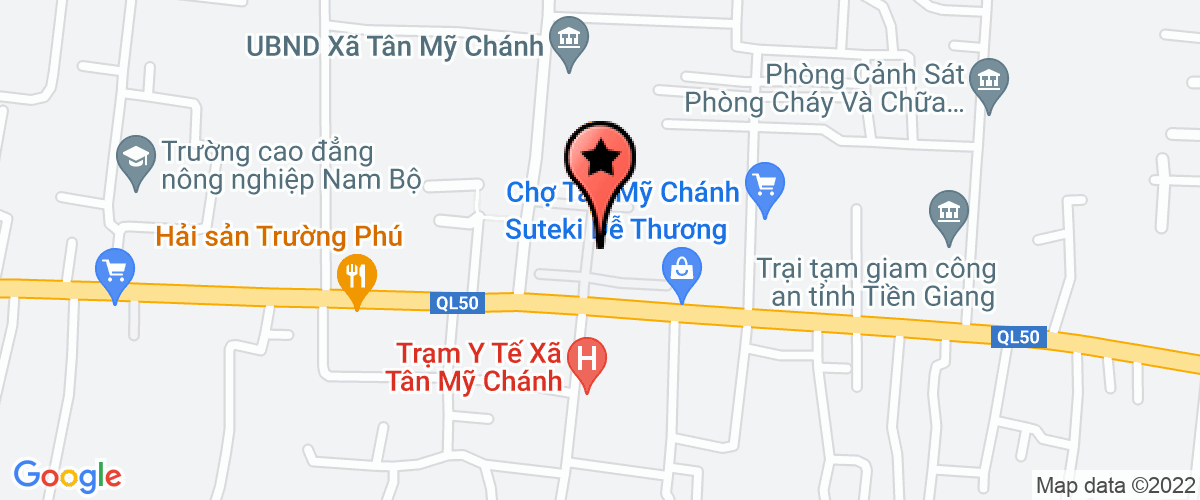 Map go to UBND Xa Tan My Chanh
