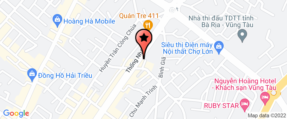 Map go to Phu An Thinh Investment Joint Stock Company