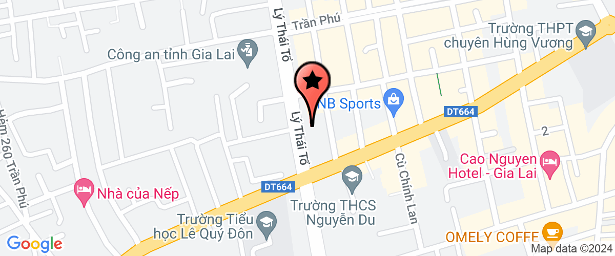 Map go to Bao Duong Gia Lai Trading Production Company Limited