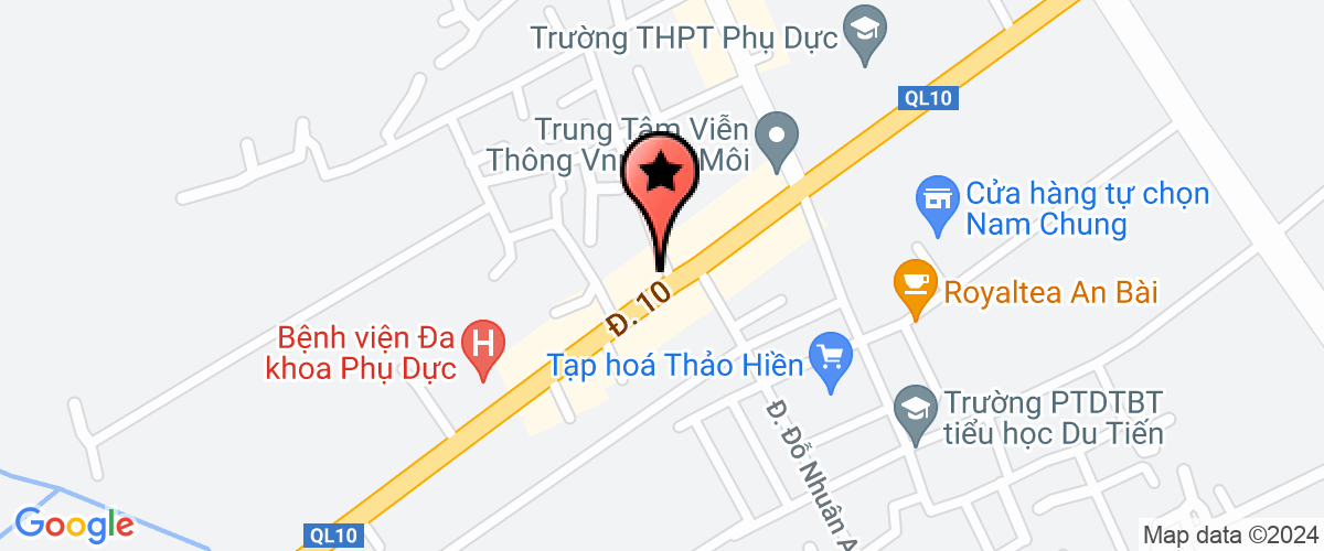Bản đồ đến Công Ty TNHH Thép Và Vật Liệu Xây Dựng Phú Thành
