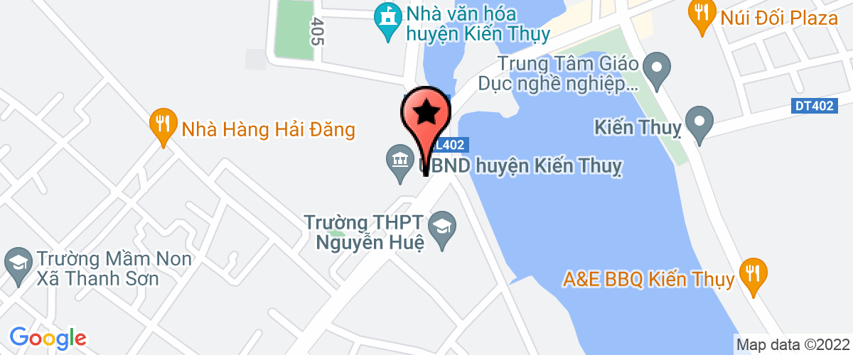 Map go to Phong Nong nghiep va phat trien nong thon Kien Thuy District