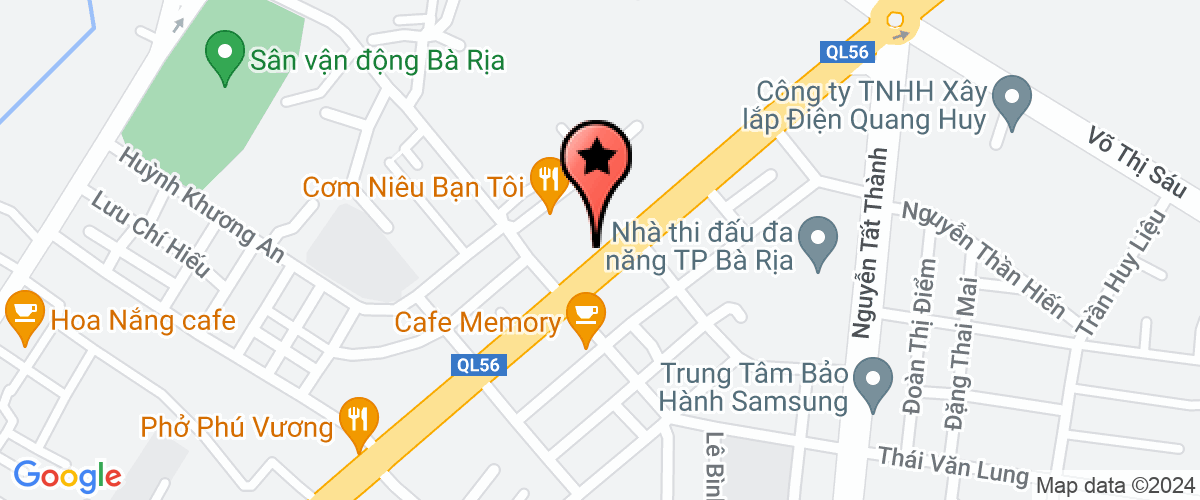 Map go to Muoi De Company Limited