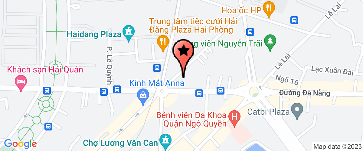 Map go to Hoai Thu Supplies Trading Company Limited