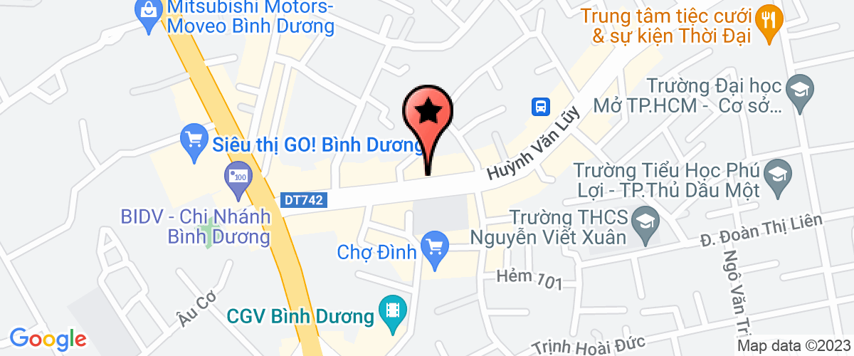 Map go to Cung Ung Dai Quang Lam Labor Company Limited