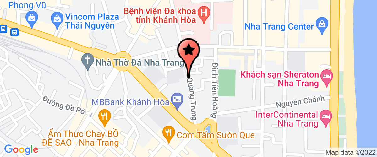 Map go to Toan Dien Nha Trang Enterprise Solution Consultant Company Limited
