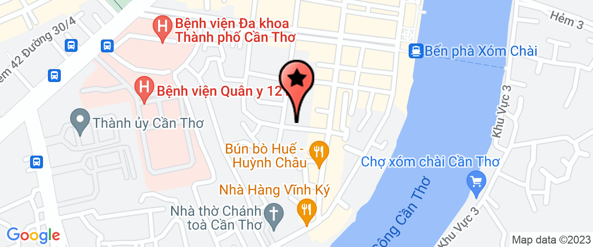 Map go to Thuong mai dich vu Sao Bang Company Limited