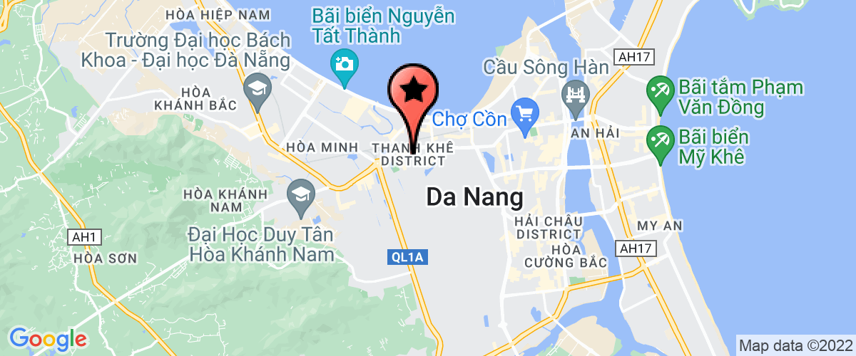 Map go to Gia Han Foods One Member Company Limited