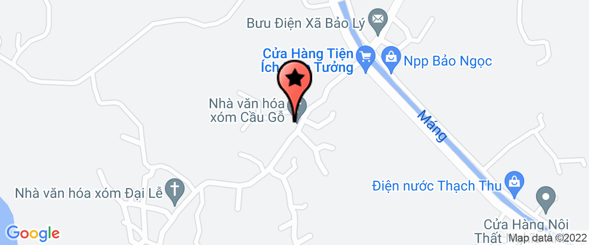 Map go to dich vu dien xa Bao Ly Co-operative