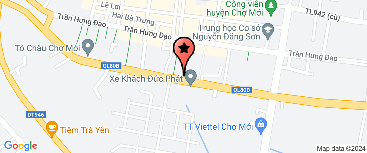 Map go to Toa an Nhan Dan  Moi Market District