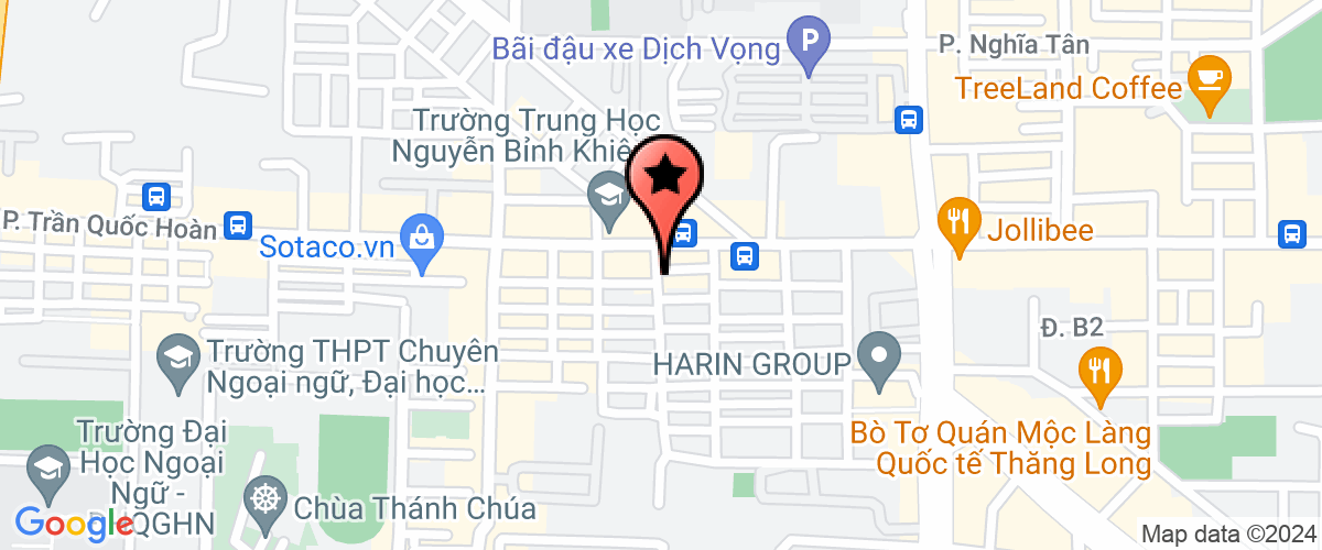 Map go to Suntech Vietnam General Contractor Joint Stock Company