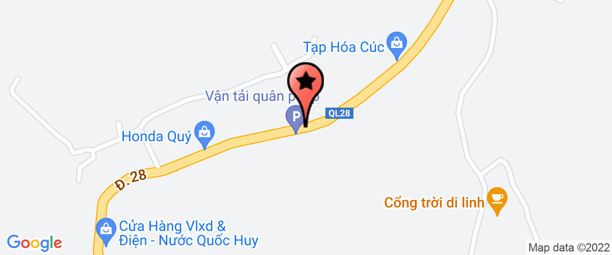 Map go to VietNam Coffee Import Export Trading Joint Stock Company
