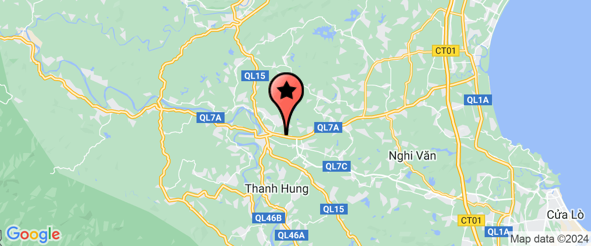Bản đồ đến HTX dịch vụ nông nghiệp thị trấn Đô Lương