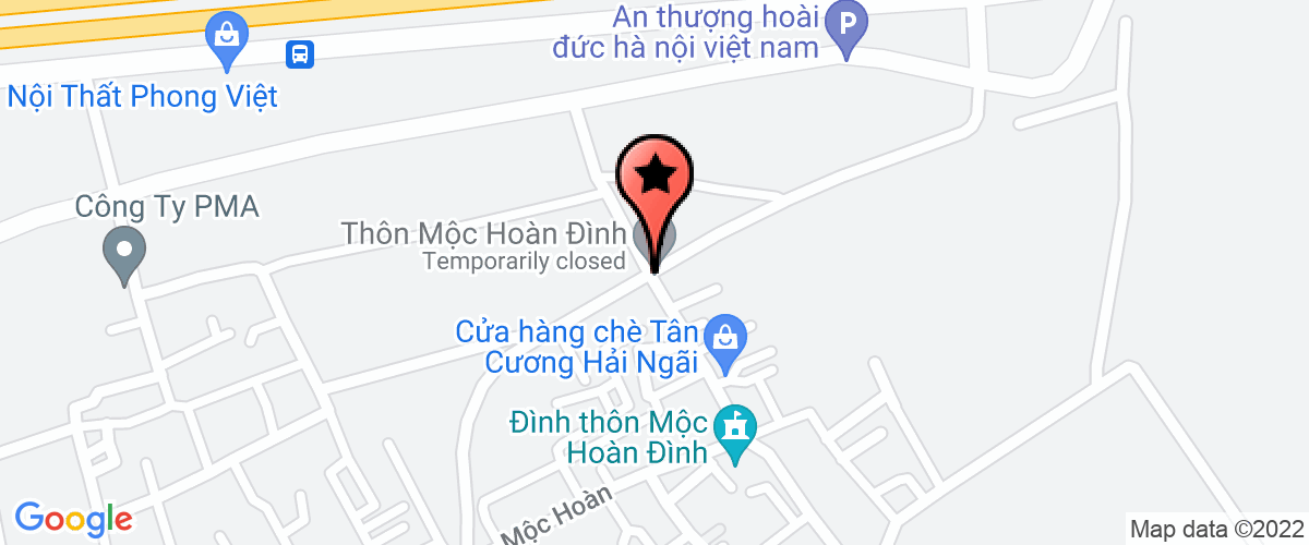 Map go to Hoang Anh Project Construction Joint Stock Company