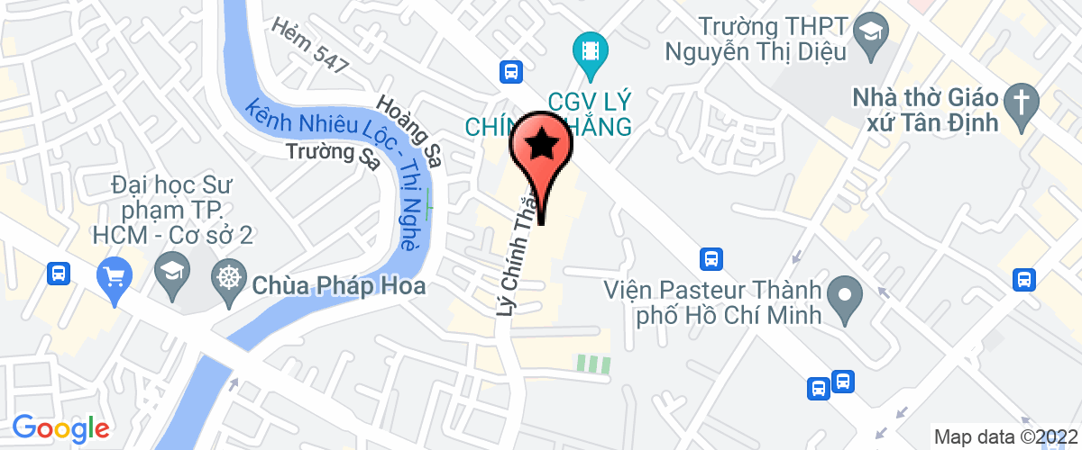Bản đồ đến Công Ty TNHH TM DV Quảng Cáo Nhà Xinh