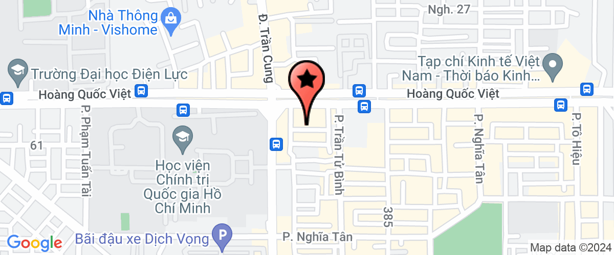 Map go to Anh Duong Service and Travel Company Limited