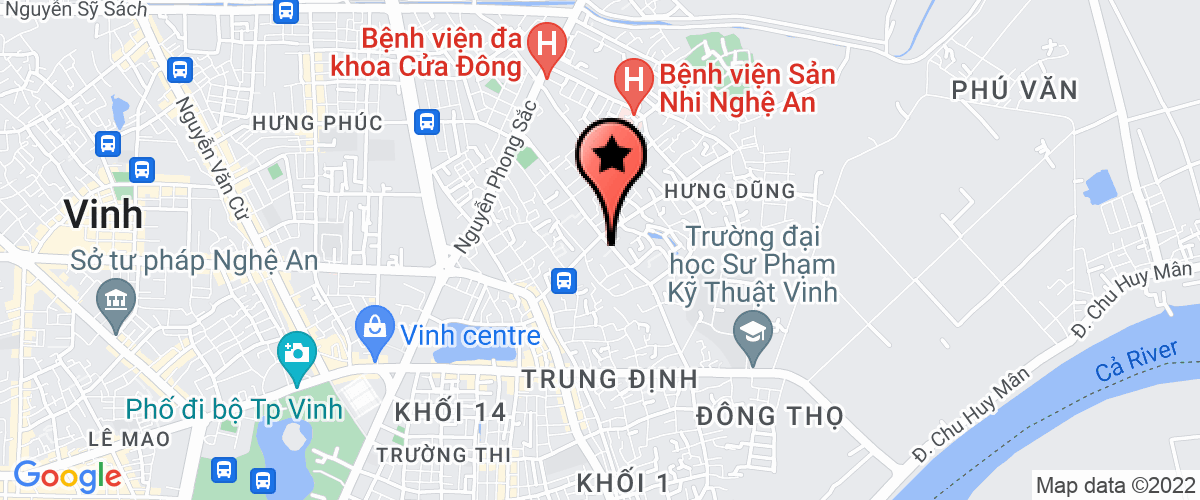 Map go to Hung Dung Secondary School