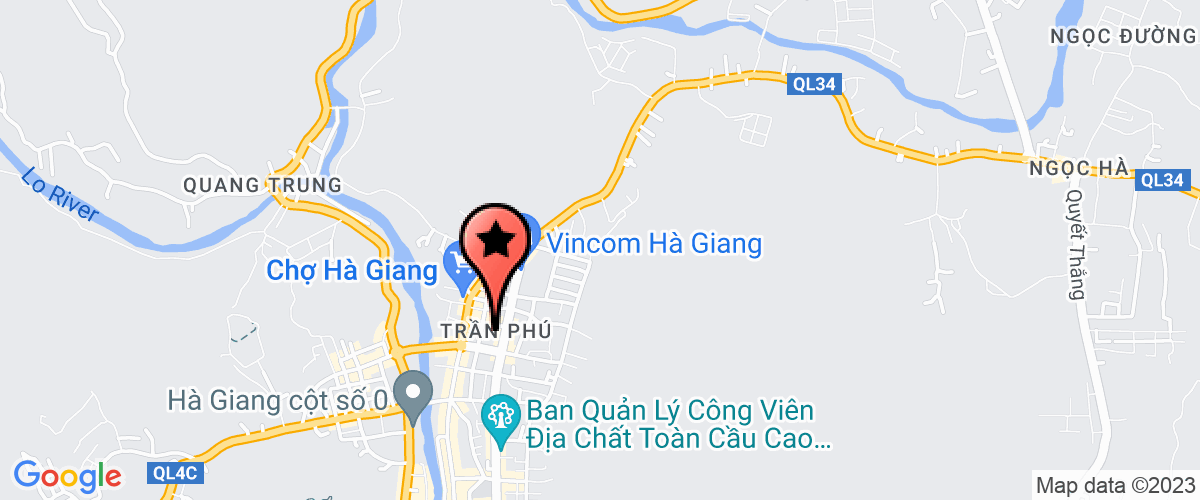 Map go to Trach nhiem Huu han Thuong mai Tien Ngoc Company