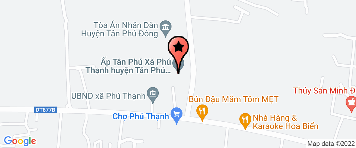 Map go to Thao Hieu Petroleum Private Enterprise