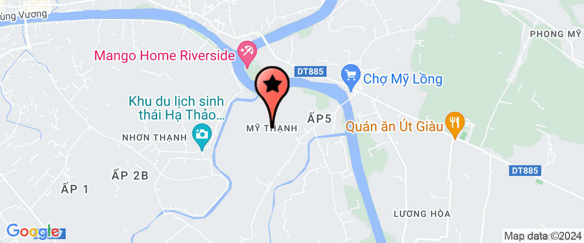Map go to Doi Xa My Thanh Tax