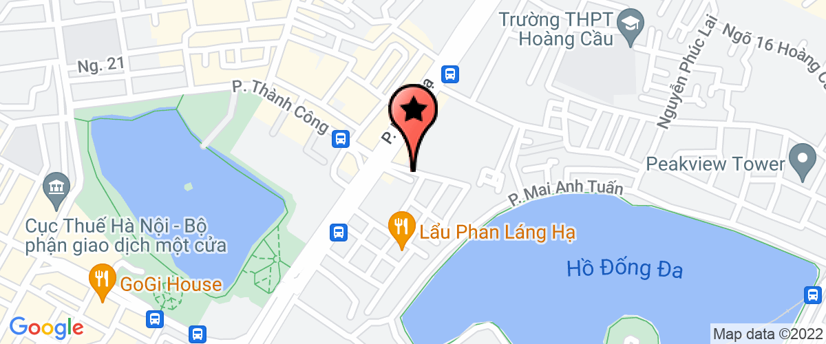 Map go to Bach An Ha Noi Joint Stock Company