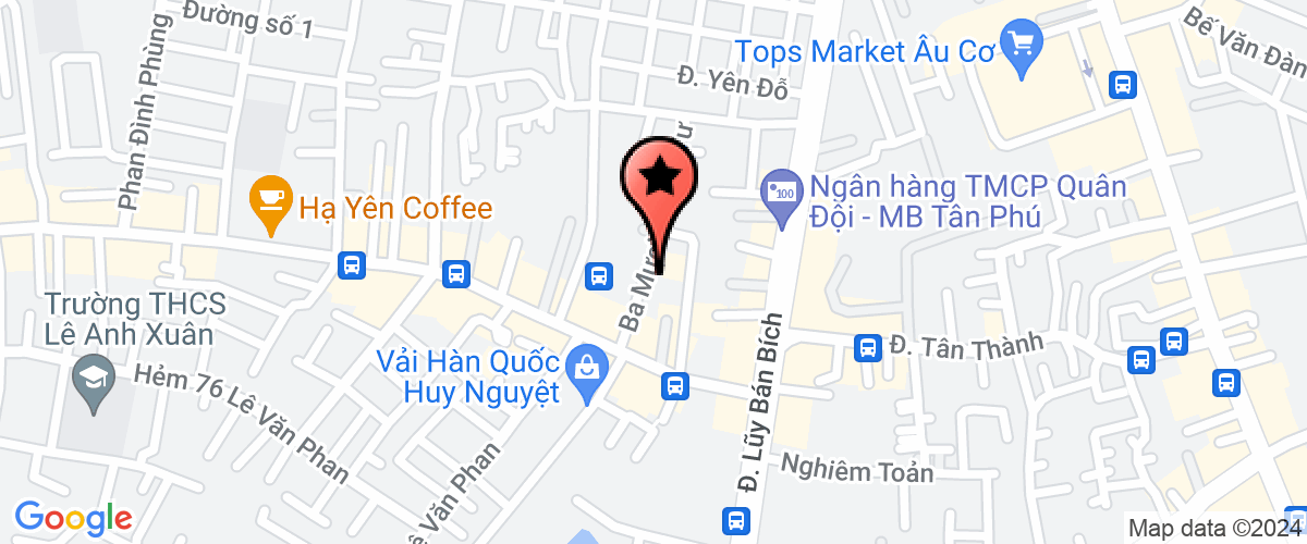 Map go to Nuoc Hoang De Beverages Joint Stock Company