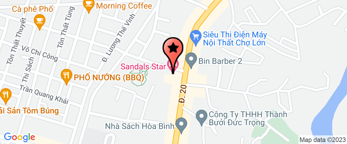 Map go to Ngoi Sao Sport Joint Stock Company
