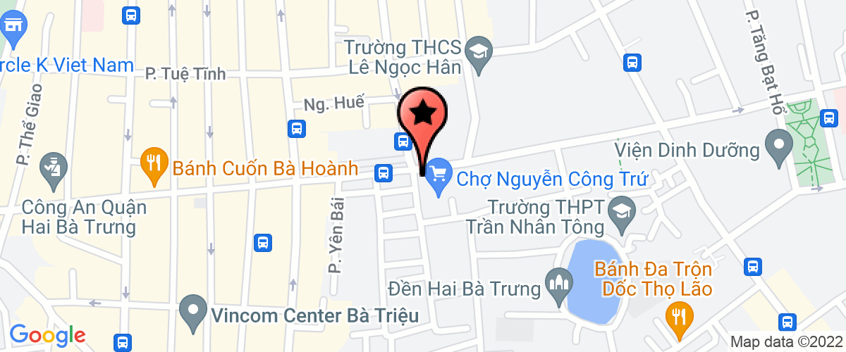 Bản đồ đến Công Ty TNHH Một Thành Viên An Nhật Hà Nội