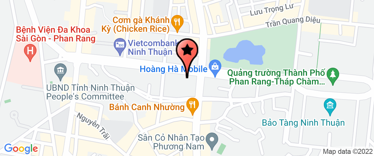 Bản đồ đến Công Ty TNHH Đầu Tư - Phát Triển Royal Ninh Thuận