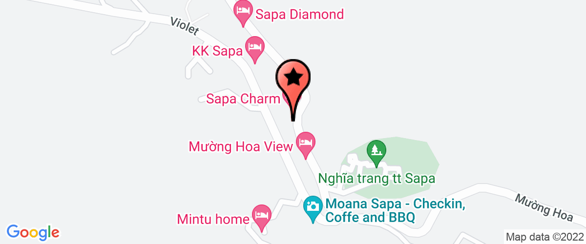 Bản đồ đến Công Ty TNHH Thương Mại Và Du Lịch Sapa Hills