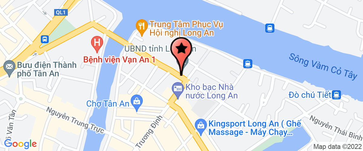Map go to Thanh Tra Long An Province