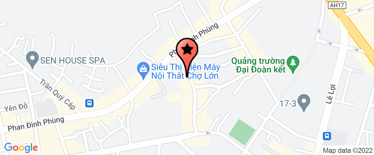 Map go to mot thanh vien Ngoc Nguyen NGan Company Limited